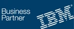 IBM Business Partner white text blue background IBM Business Partner white text blue background